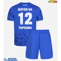 Bayer Leverkusen Edmond Tapsoba #12 Replica Third Minikit 2025-26 Short Sleeve (+ pants)